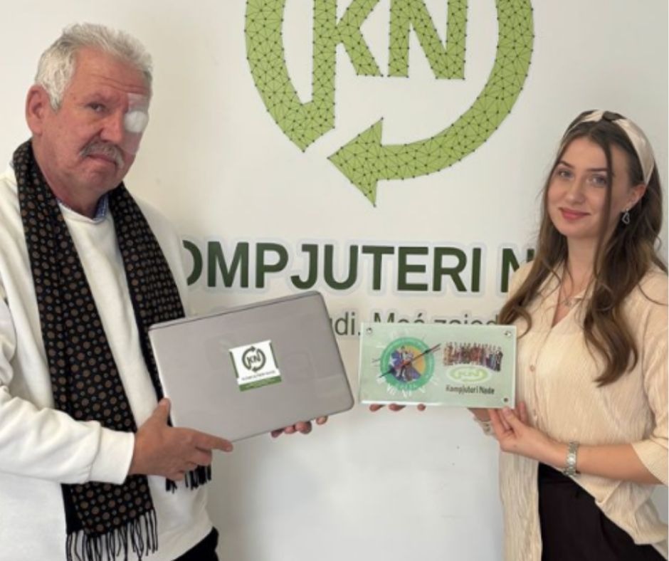 Kompjuteri Nade Supports Cultural Heritage Through Laptop Donation to KUD Mirsad Hajduković „Breza